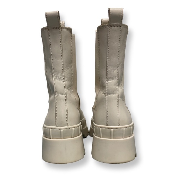 Steve Madden Barclay Chunky Heeled Boot Women’s 8.5 Bone - Picture 4 of 11